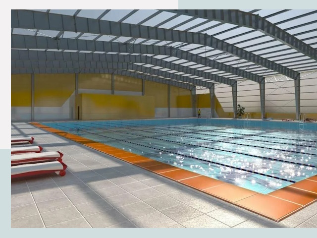 Строительство крытых бассейнов в Климовске