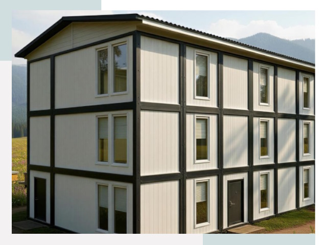 Модульные общежития в Климовске