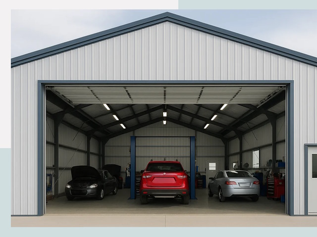 Ангары из сэндвич панелей от 608 руб. в Климовск