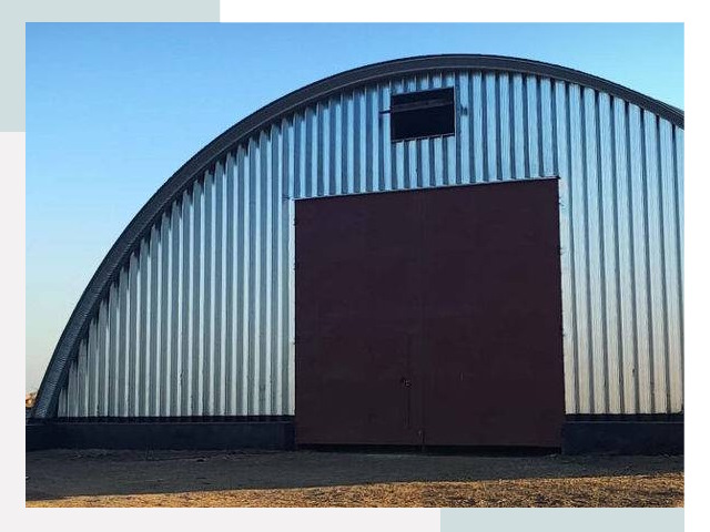 Бескаркасные ангары в Климовске