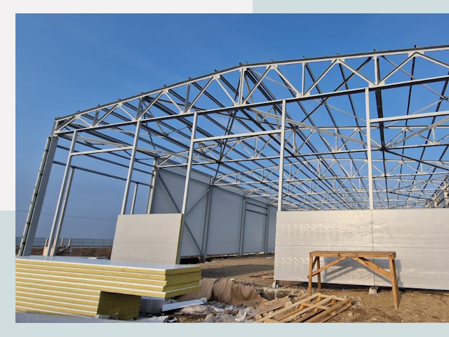 Утепленные ангары в Климовск от 608 руб. за м²