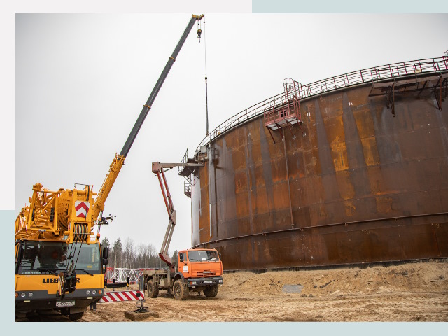 Монтаж резервуаров в Климовске от 608 руб. за м³