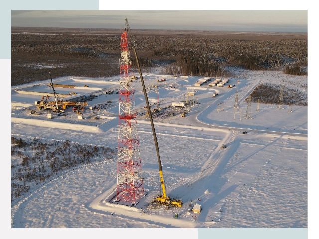 Мачты связи в Климовске