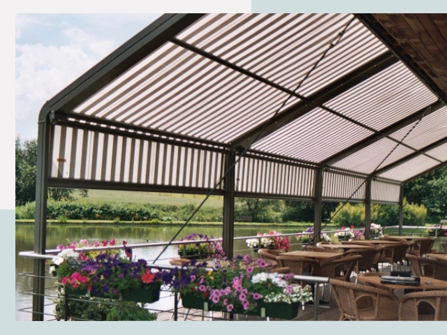 Элегантные навесы для кафе от 608 руб в Климовск