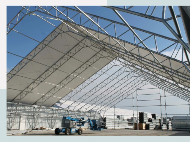 Каркасно-тентовые сооружения от СтальСтрой-Клс по цене 608 руб.