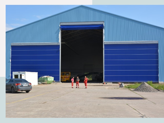 Ангарные ворота в Климовск от СтальСтрой-Клс по цене 608 руб.