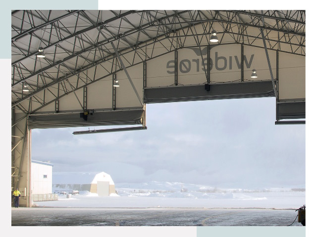 Ворота для ангаров в Климовске