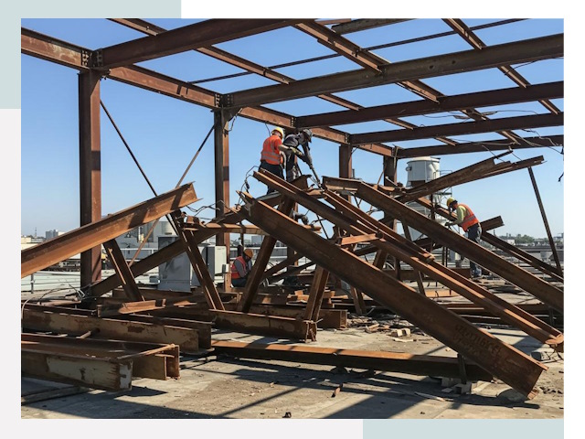 Демонтаж металлоконструкций в Климовске от 608 руб.