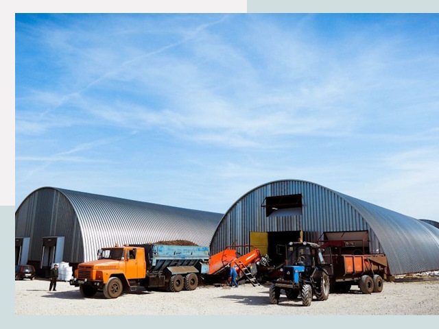 Ангары для спецтехники в Климовске